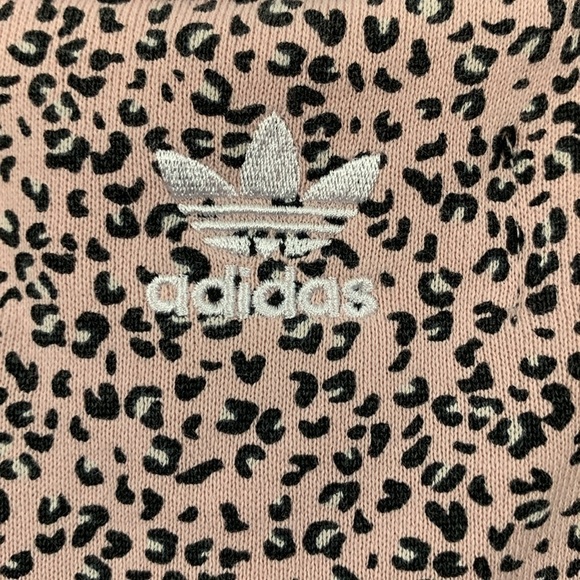 adidas Her Studio London Trefoil French Terry Animal Print Sweatshirt Size M - Picture 10 of 16